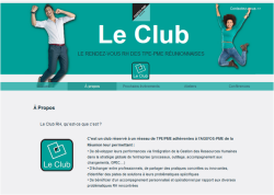 Ecran du Site Web