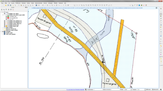 Screenshot Qgis digitalisation